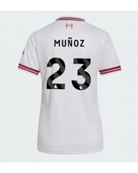 Liverpool Victor Munoz #23 Maglia Gara Trasferta Repliche 2026-27 Donna Maniche Corte Liverpool Victor Munoz #23 Maglia Gara Trasferta Repliche 2026-27 Donna Maniche Corte